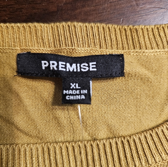 Premise Mustard Long Sleeve Top - Picture 2 of 5